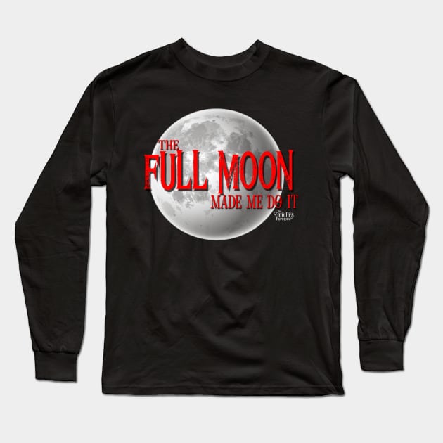 The Gordy Collection: Full Moon Long Sleeve T-Shirt by KimbraSwain